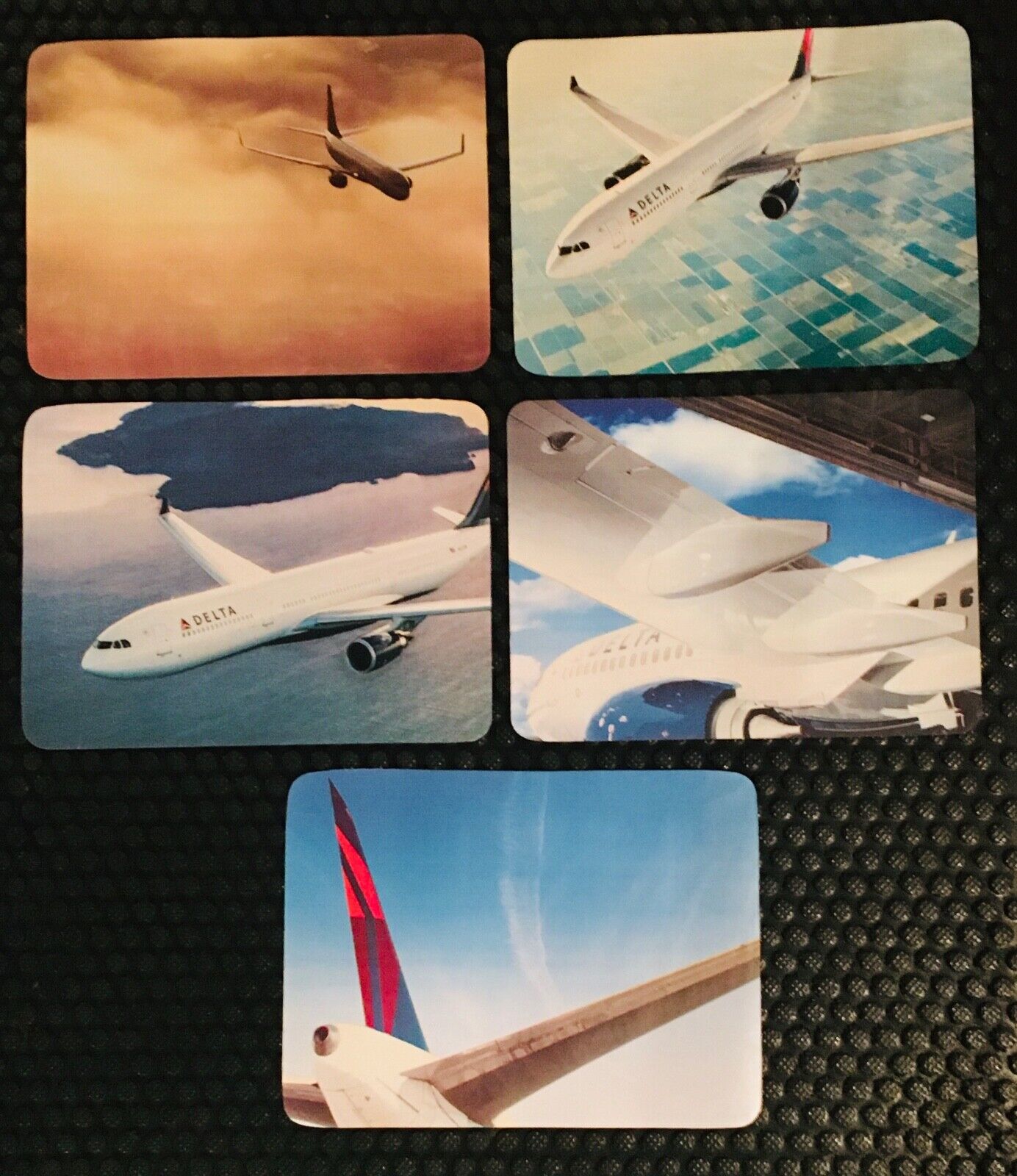 25 Ct Lot Delta Airlines 5 Designs Airplane Images Pictures Poster Diy Projects