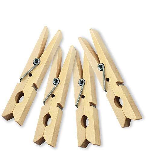 (pack Of 50) Wooden Clothespins About 2-7/8" Long