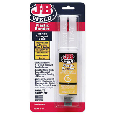 J B Weld 50133 Plastic Bonder Syringe