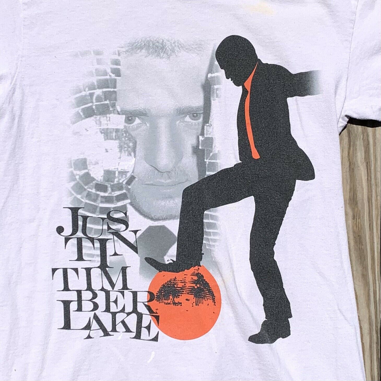 Justin Timberlake 2007 Future Sex Love Show Concert Tour T Shirt Womens Small
