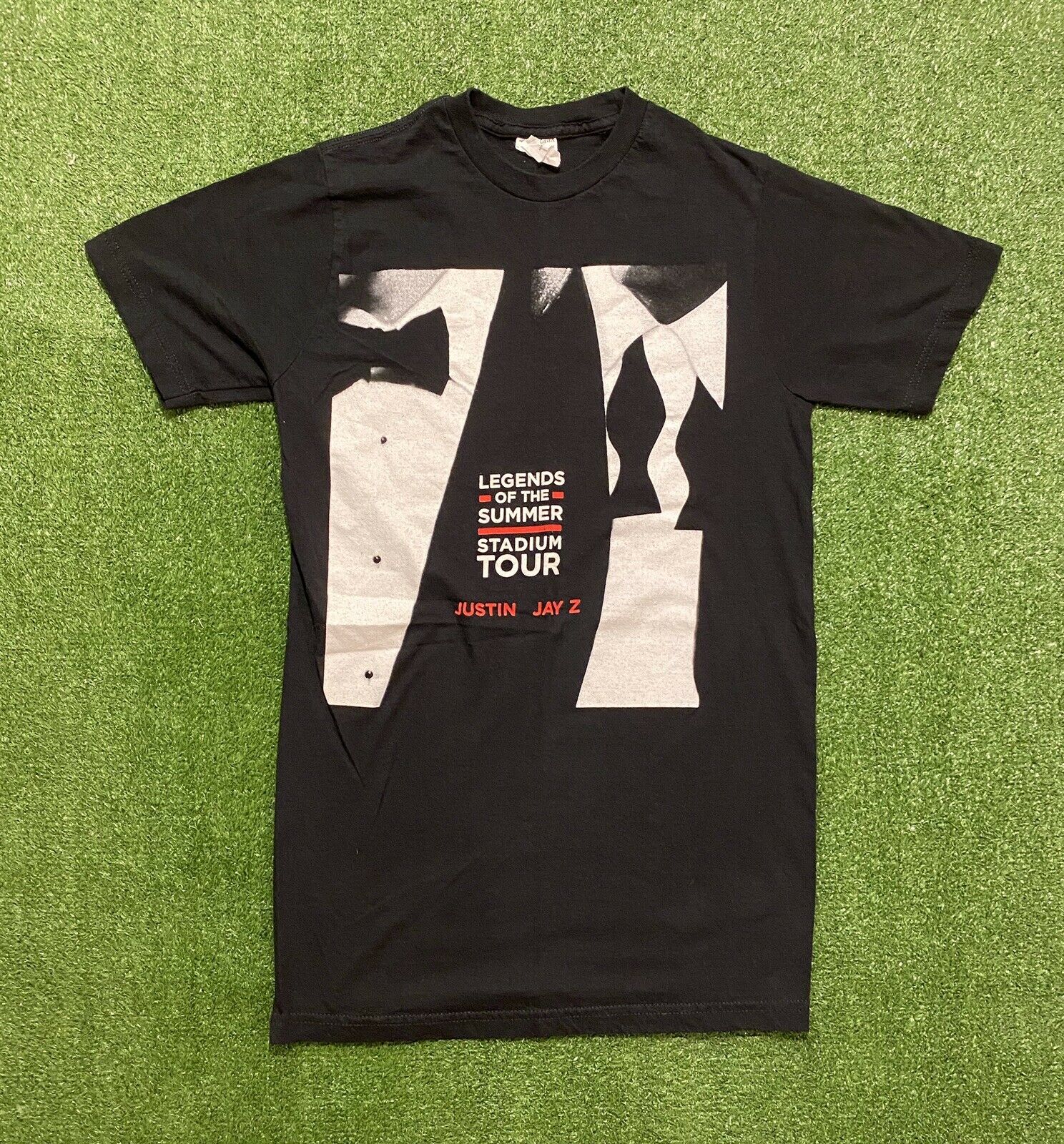Jay-z & Justin Timberlake Legends Of The Summer Tour 2013 T Shirt. Size Small