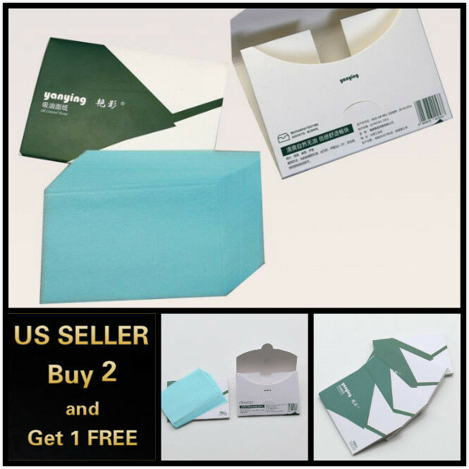 50pcs Facial Oil Control Firm Absorbent Paper Sheet Oil-absorbing Blotting Paper