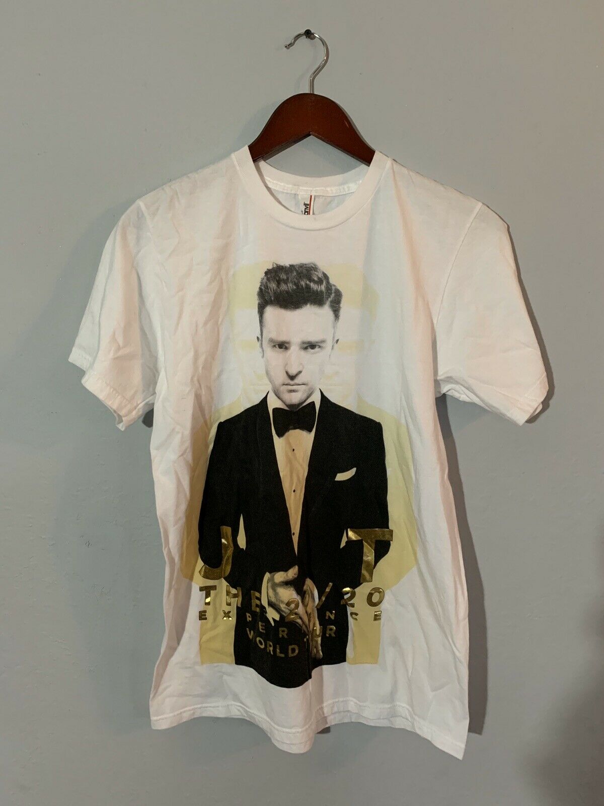 Vip Justin Timberlake World Tour Shirt 2013- Medium