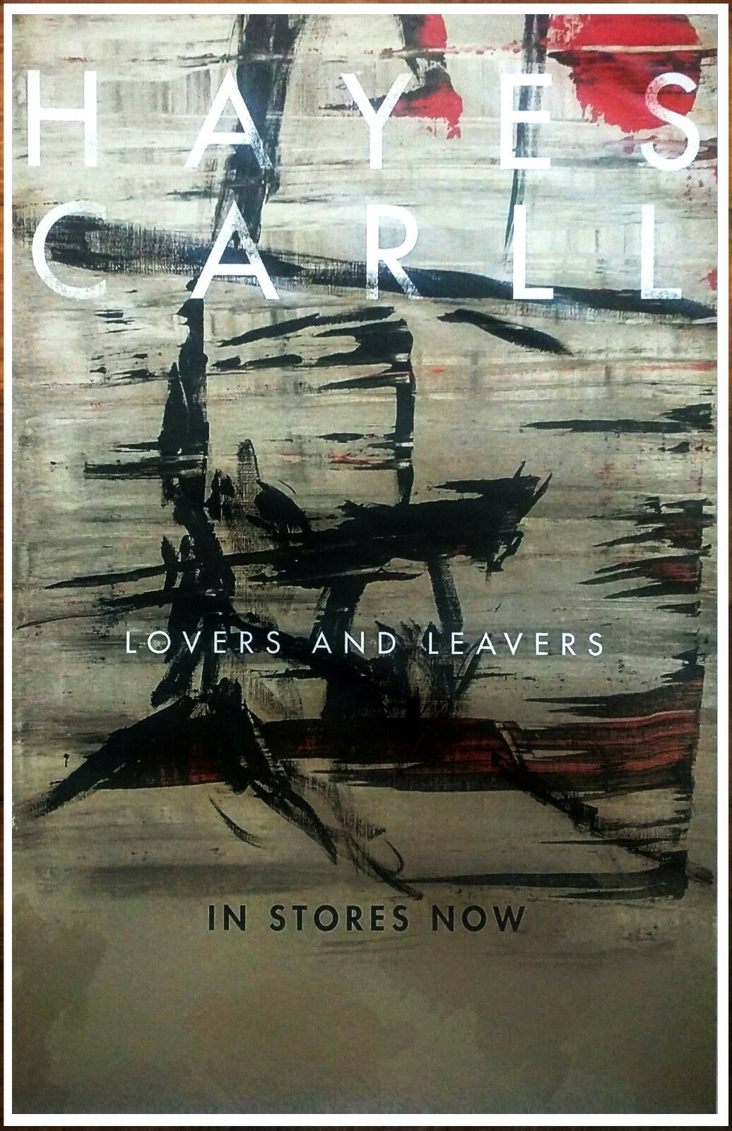Hayes Carll Lovers And Leavers Ltd Ed Rare Tour Poster +free Folk Country Poster