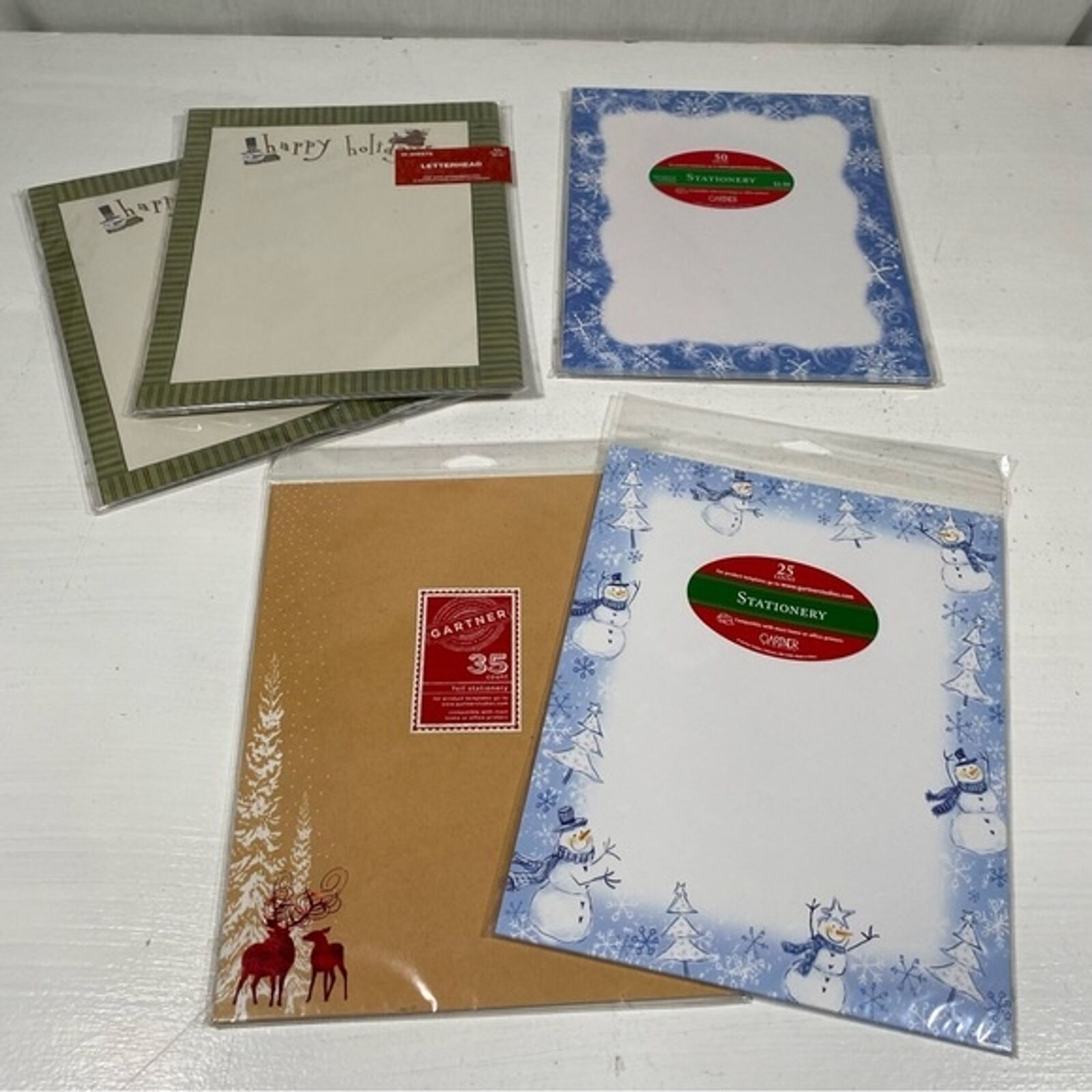 Christmas Holiday Stationary Paper Lot