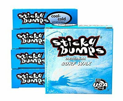 Sticky Bumps Cool/cold Water Surfboard Wax 5 Pack