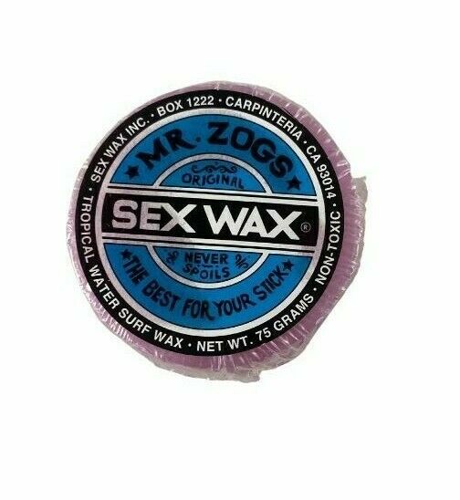 Sexwax Mr. Zogs Purple Tropical Water Surf Wax Tropical Mix Surfboard Wax New