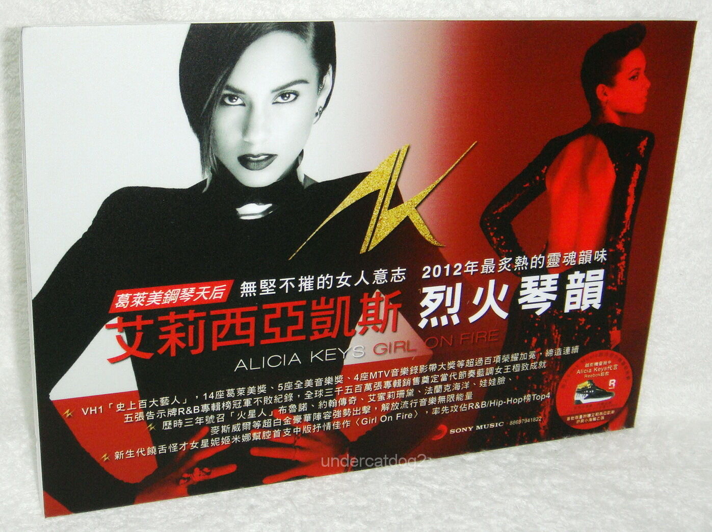 Alicia Keys  Girl On Fire Taiwan Promo Display
