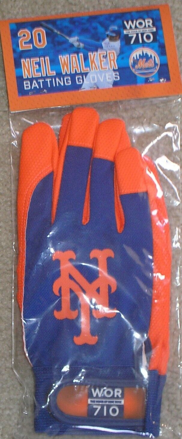 #20 Neil Walker New York Mets Batting Gloves Still Sealed In Original Plastic