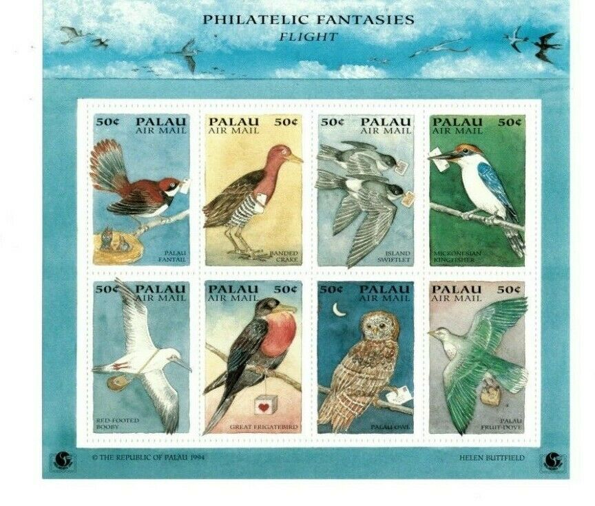 Palau - 1994 - Philakorea - Sheet Of Eight - Mnh (#335)