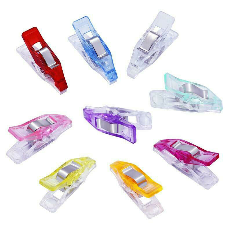 Plastic Mini Clips Wonder Sewing Holder 20/50Pcs Craft Clamps Knitting Clothing