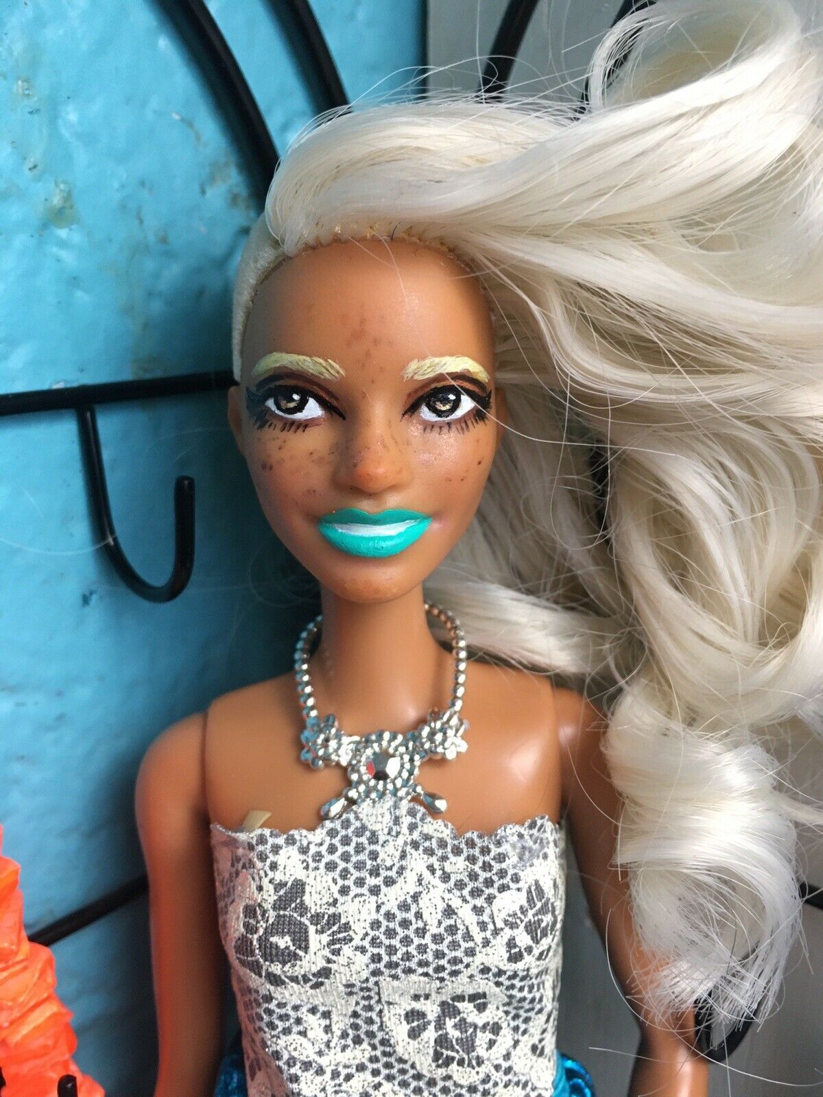 Aa Barbie Doll Repaint And Reroot Undercut Fashionista Ooak Custom