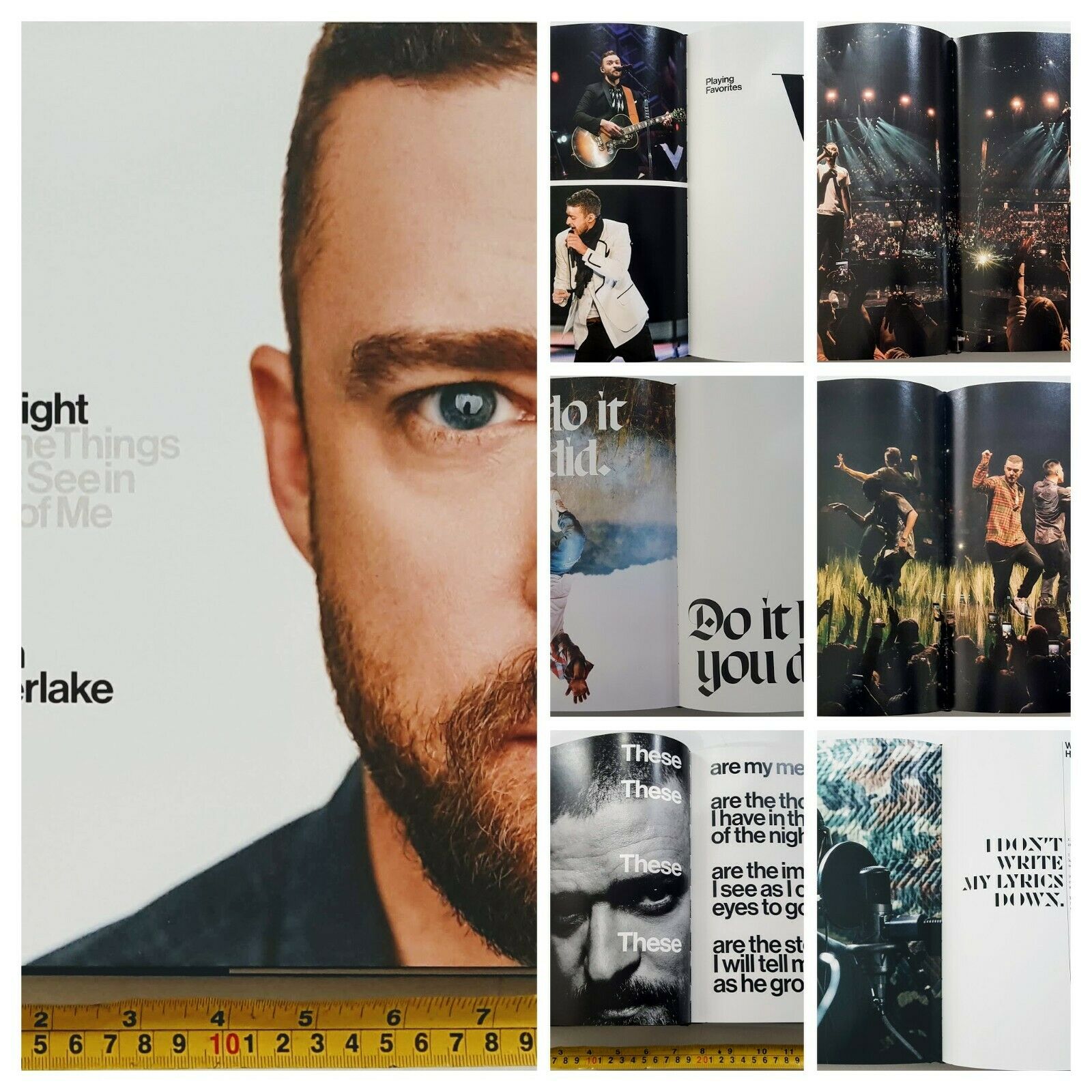 Justin Timberlake Hindsight (hardcover, Fully Illustrated, 2018) Brand New Free